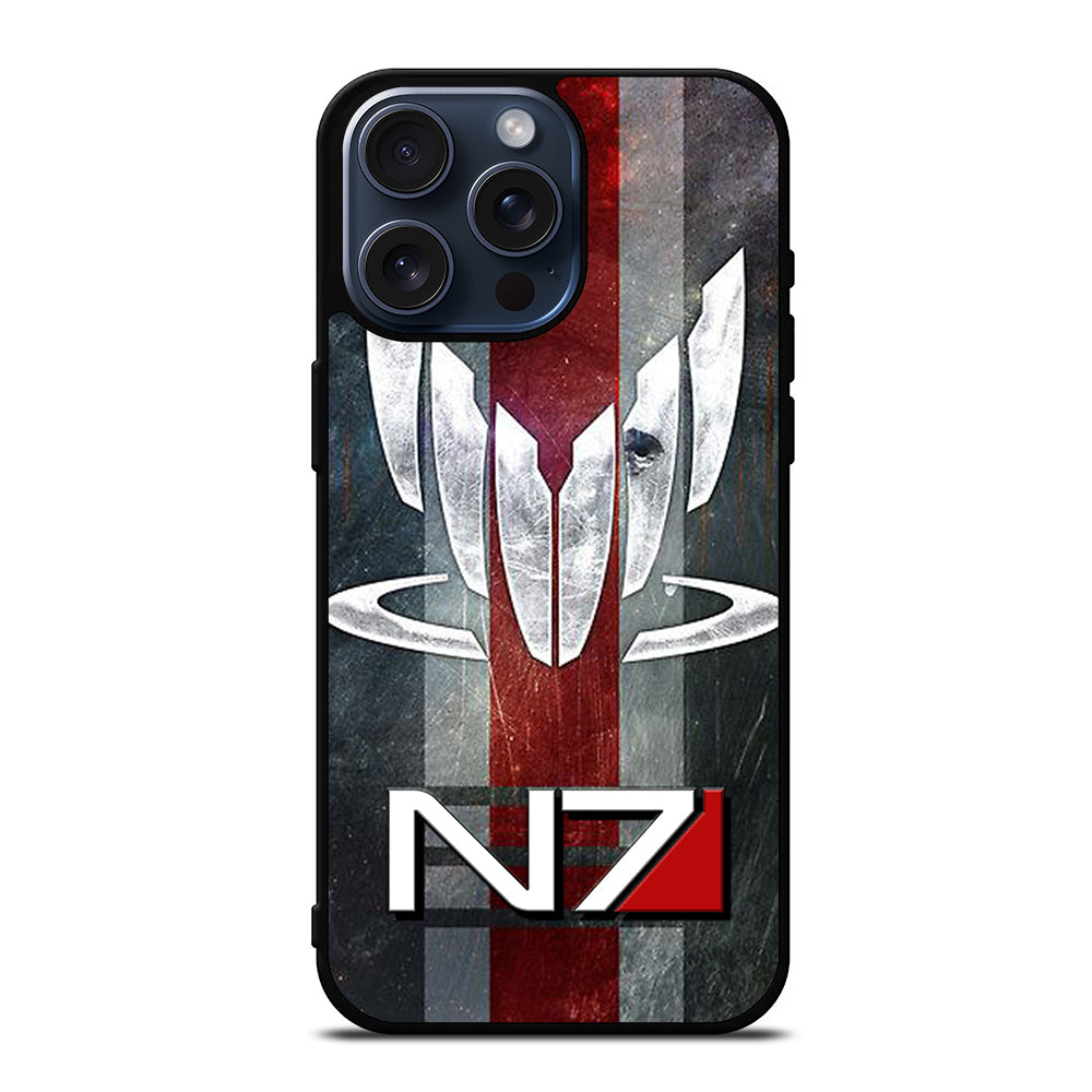 MASS EFFECT N7 LOGO STRIPE iPhone 15 Pro Max Case Cover