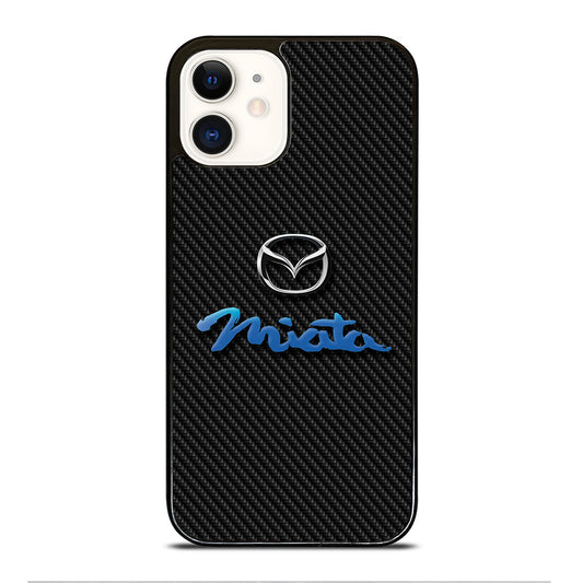 MAZDA CARBON LOGO iPhone 12 Case Cover