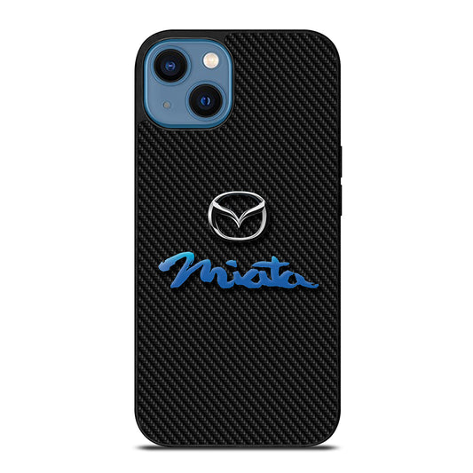 MAZDA CARBON LOGO iPhone 14 Case Cover