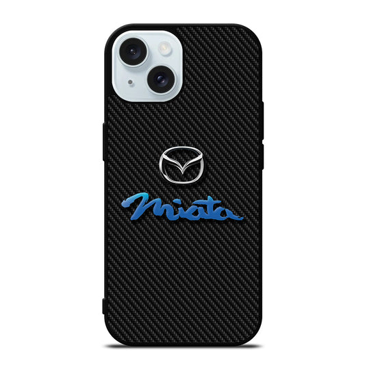 MAZDA CARBON LOGO iPhone 15 Case Cover