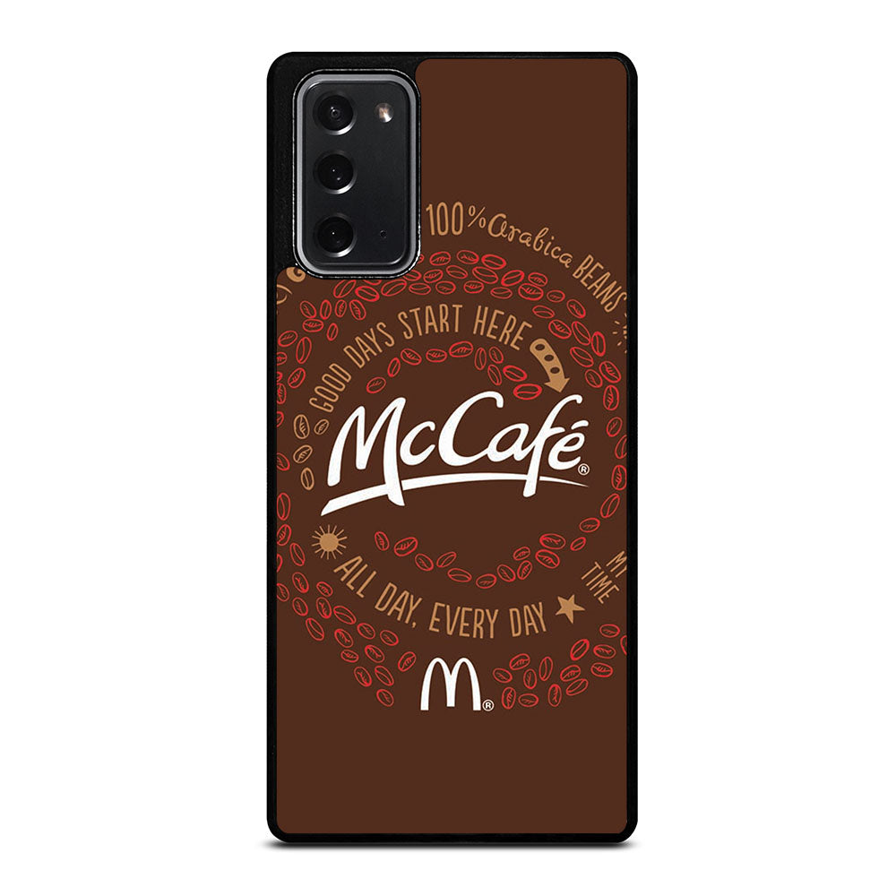 MCCAFE LOGO QUOTE Samsung Galaxy Note 20 Case Cover