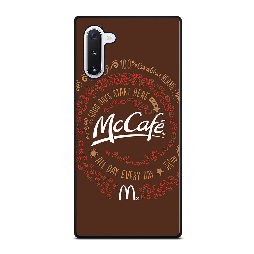 MCCAFE LOGO QUOTE Samsung Galaxy Note 10 Case Cover