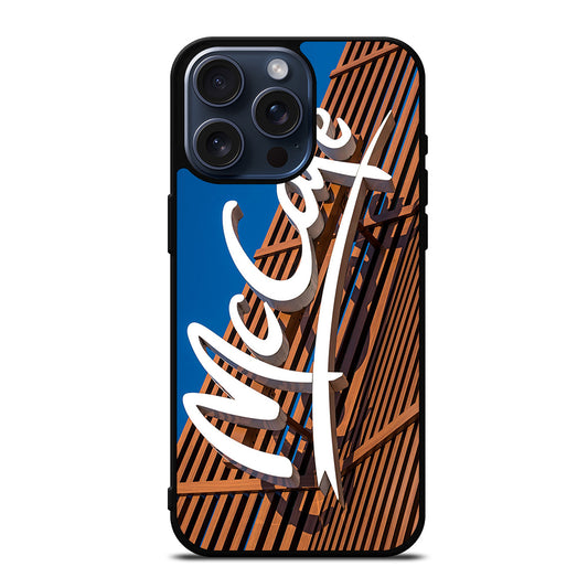 MCCAFE EMBLEM iPhone 15 Pro Max Case Cover