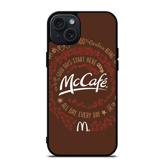 MCCAFE LOGO QUOTE iPhone 15 Plus Case Cover