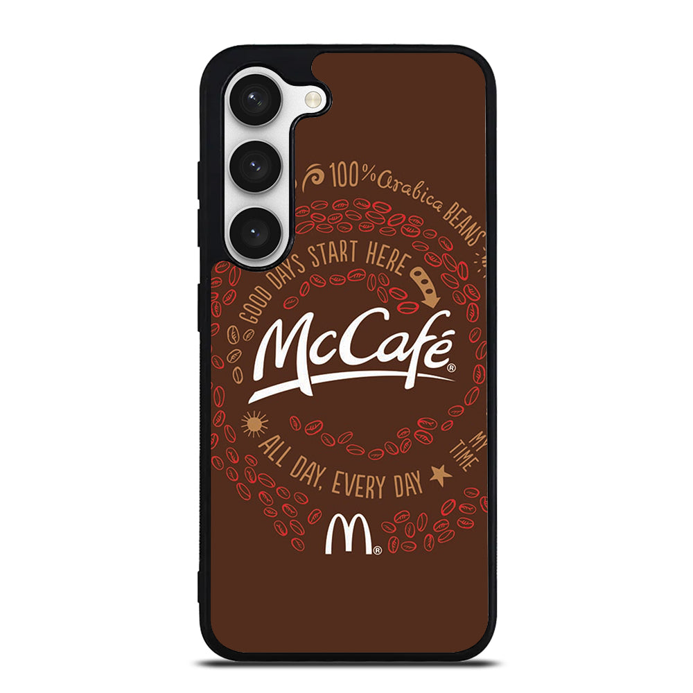 MCCAFE LOGO QUOTE Samsung Galaxy S23 Case Cover