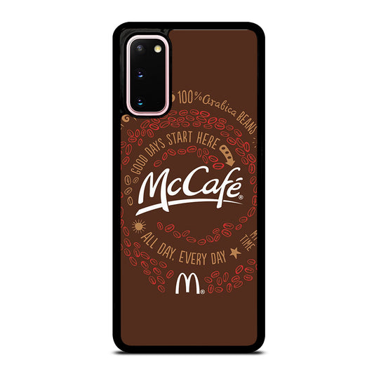 MCCAFE LOGO QUOTE Samsung Galaxy S20 Case Cover
