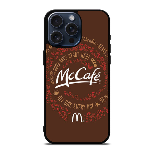 MCCAFE LOGO QUOTE iPhone 15 Pro Max Case Cover