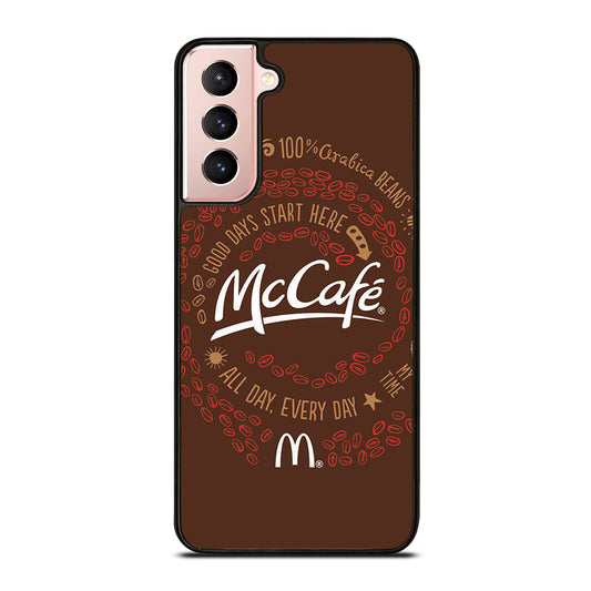 MCCAFE LOGO QUOTE Samsung Galaxy S21 Case Cover