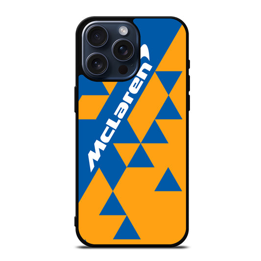 MCLAREN LOGO 3 iPhone 15 Pro Max Case Cover