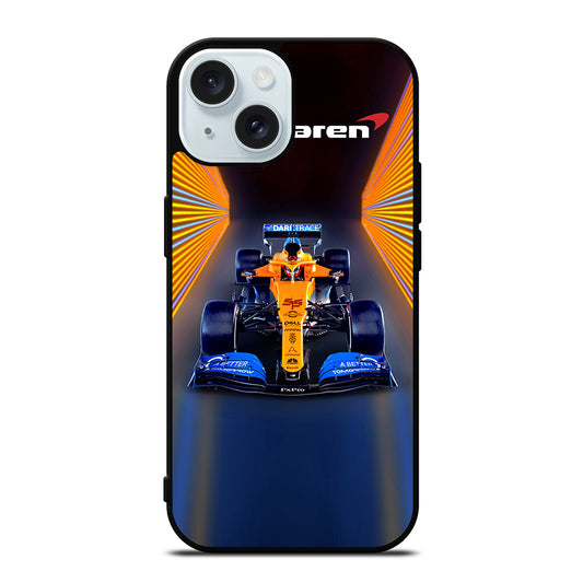 MCLAREN RACING CAR iPhone 15 Case Cover