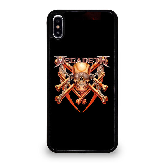 MEGADETH SKULL LOGO iPhone XS Max Case Cover