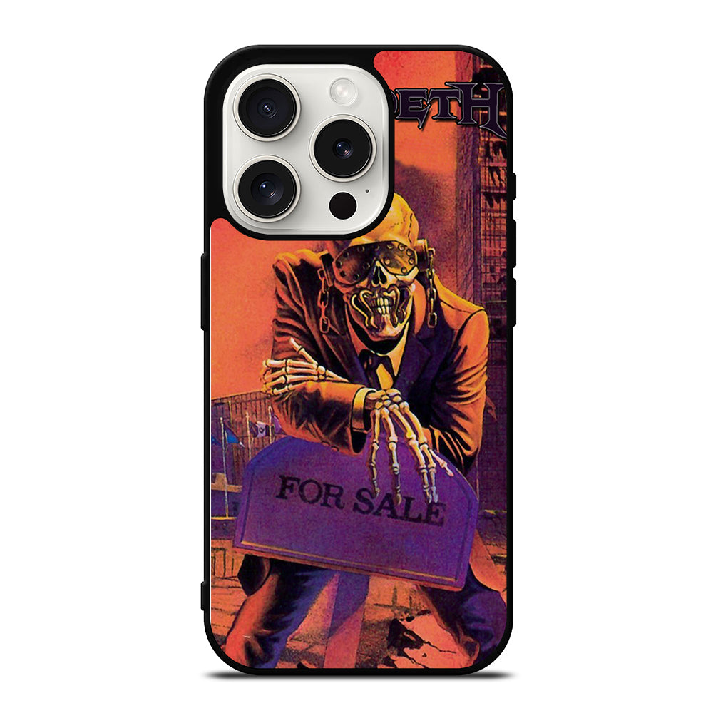 MEGADETH ROCK BAND iPhone 15 Pro Case Cover