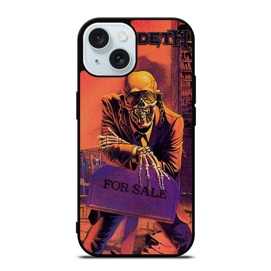 MEGADETH ROCK BAND iPhone 15 Case Cover