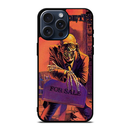 MEGADETH ROCK BAND iPhone 15 Pro Max Case Cover