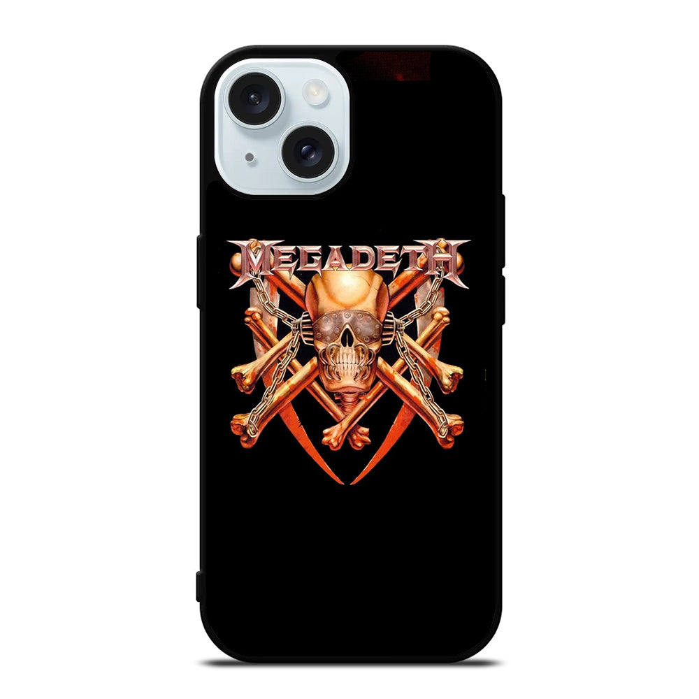 MEGADETH SKULL LOGO iPhone 15 Case Cover