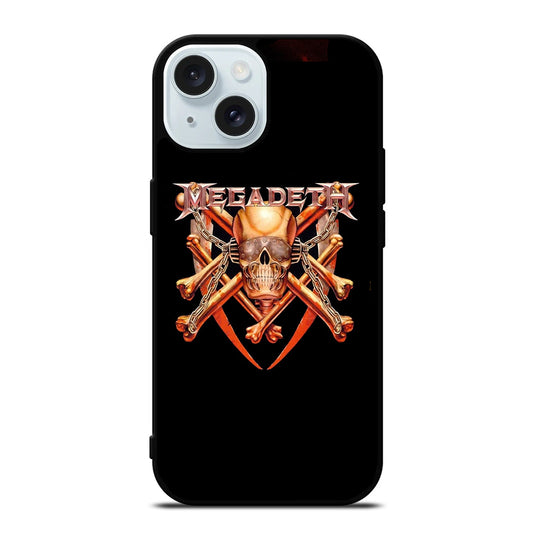MEGADETH SKULL LOGO iPhone 15 Case Cover