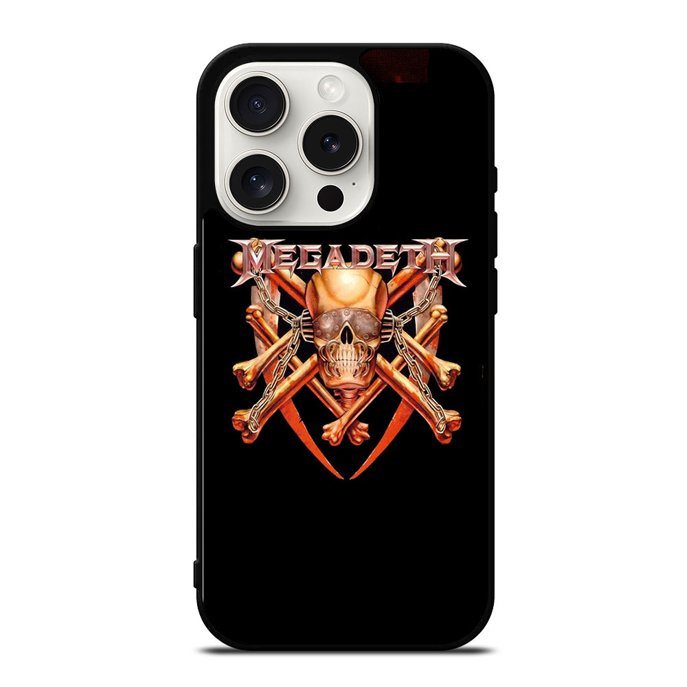 MEGADETH SKULL LOGO iPhone 15 Pro Case Cover