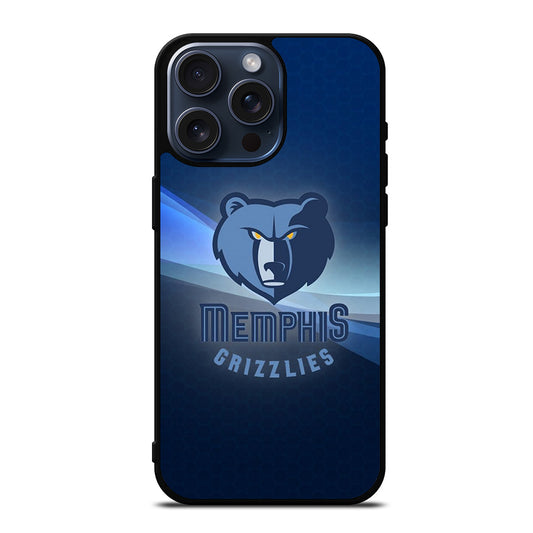MEMPHIS GRIZZLIES BASKETBALL LOGO iPhone 15 Pro Max Case Cover
