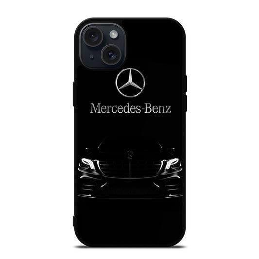 MERCEDES BENZ BLACK CAR iPhone 15 Plus Case Cover