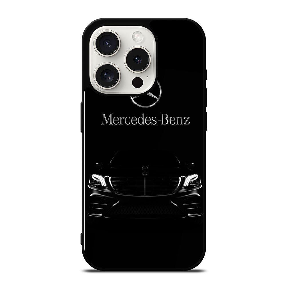 MERCEDES BENZ BLACK CAR iPhone 15 Pro Case Cover