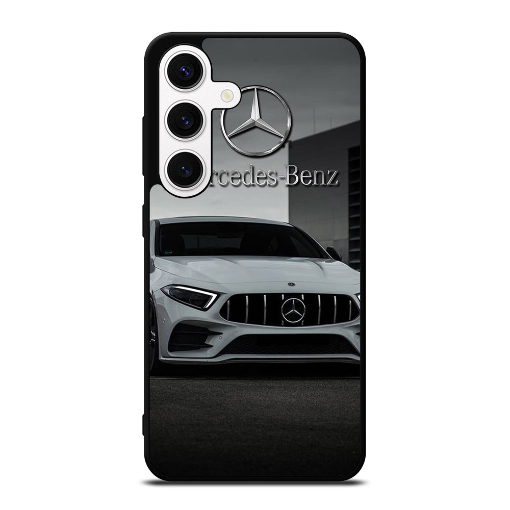 MERCEDES BENZ WHITE CAR Samsung Galaxy S24 Case Cover
