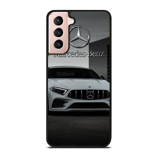 MERCEDES BENZ WHITE CAR Samsung Galaxy S21 Case Cover