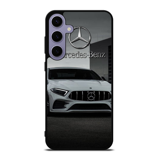 MERCEDES BENZ WHITE CAR Samsung Galaxy S24 Plus Case Cover