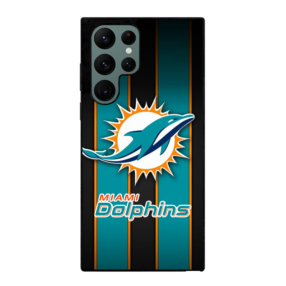 MIAMI DOLPHINS NFL LOGO 3 Samsung Galaxy S22 Ultra Case Cover