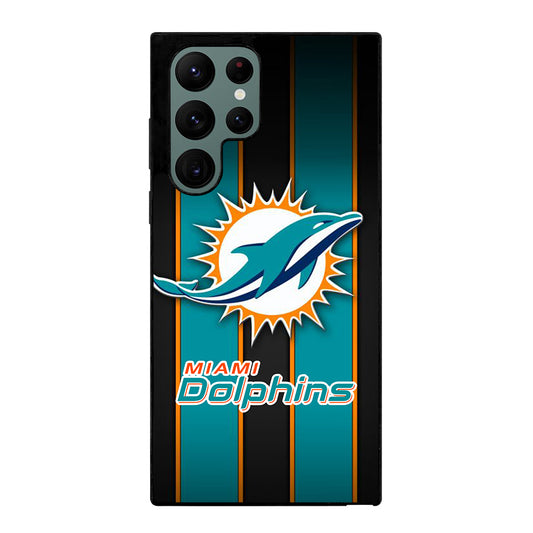 MIAMI DOLPHINS NFL LOGO 3 Samsung Galaxy S22 Ultra Case Cover