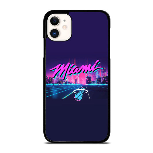 MIAMI HEAT NBA TEAM LOGO 1 iPhone 11 Case Cover