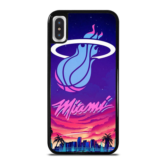 MIAMI HEAT NBA TEAM LOGO 2 iPhone X / XS Case Cover