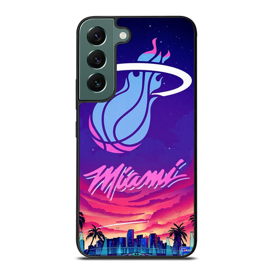 MIAMI HEAT NBA TEAM LOGO 2 Samsung Galaxy S22 Case Cover