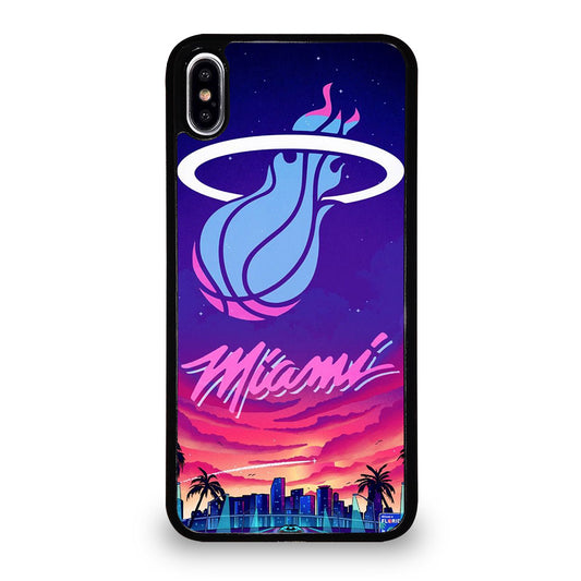 MIAMI HEAT NBA TEAM LOGO 2 iPhone XS Max Case Cover