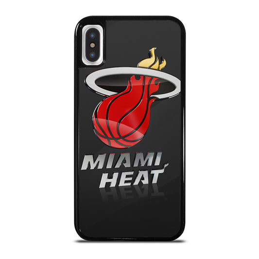 MIAMI HEAT NBA TEAM LOGO 3 iPhone X / XS Case Cover