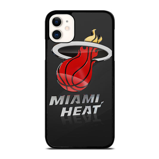 MIAMI HEAT NBA TEAM LOGO 3 iPhone 11 Case Cover