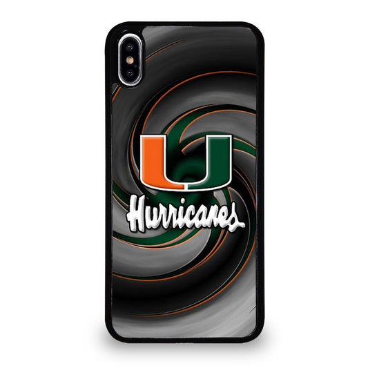 MIAMI HURRICANES NFL 1 iPhone XS Max Case Cover