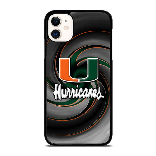 MIAMI HURRICANES NFL 1 iPhone 11 Case Cover