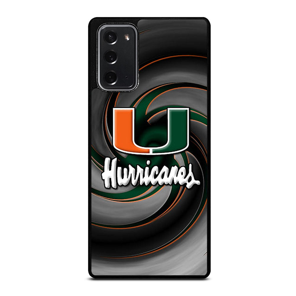 MIAMI HURRICANES NFL 1 Samsung Galaxy Note 20 Case Cover
