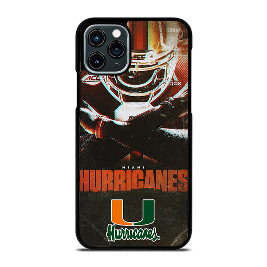 MIAMI HURRICANES NFL 2 iPhone 11 Pro Case Cover