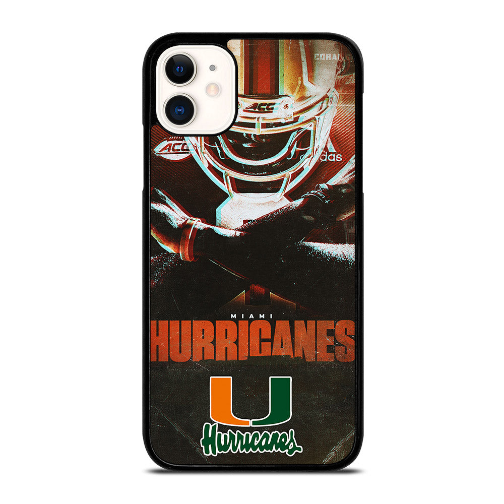 MIAMI HURRICANES NFL 2 iPhone 11 Case Cover