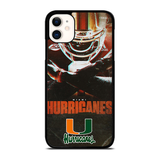 MIAMI HURRICANES NFL 2 iPhone 11 Case Cover