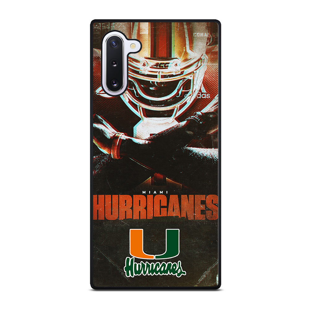 MIAMI HURRICANES NFL 2 Samsung Galaxy Note 10 Case Cover