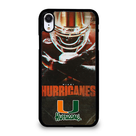 MIAMI HURRICANES NFL 2 iPhone XR Case Cover