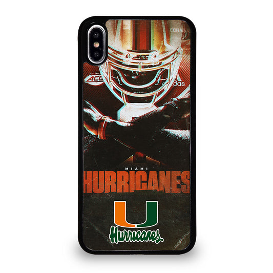 MIAMI HURRICANES NFL 2 iPhone XS Max Case Cover