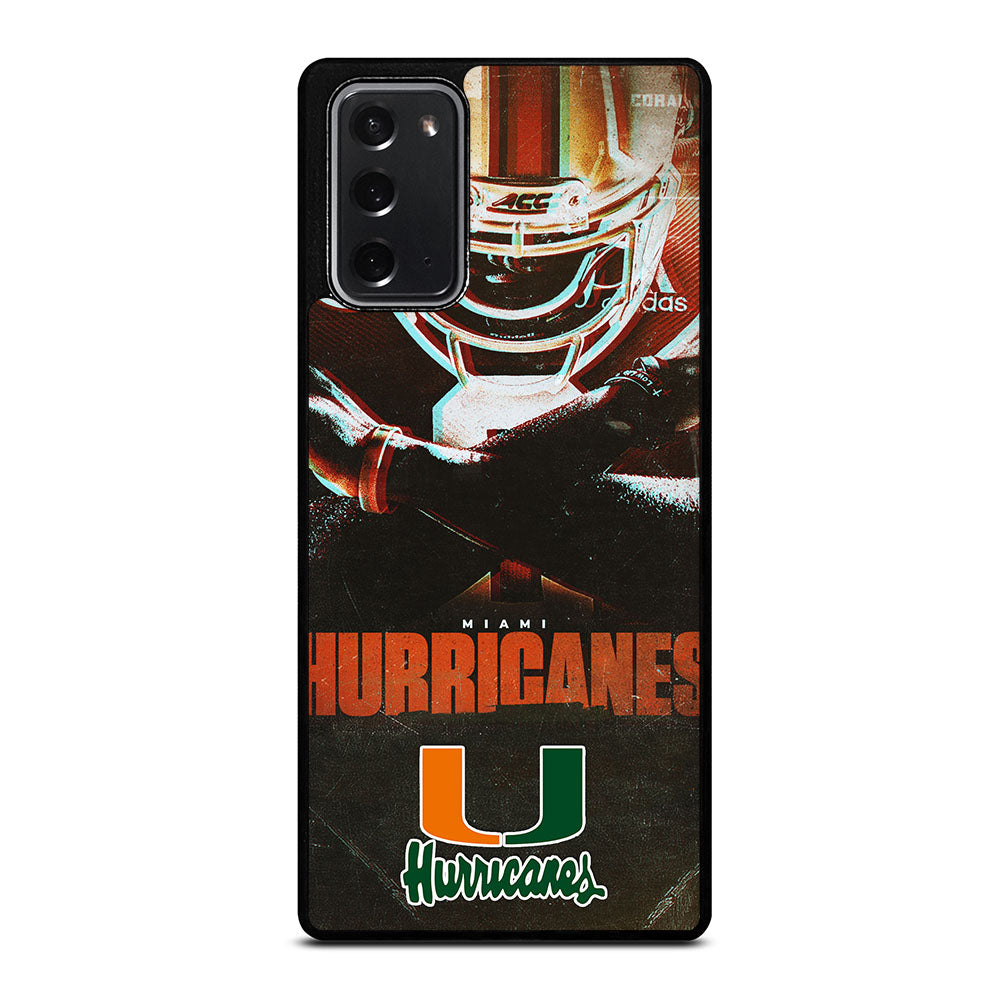 MIAMI HURRICANES NFL 2 Samsung Galaxy Note 20 Case Cover