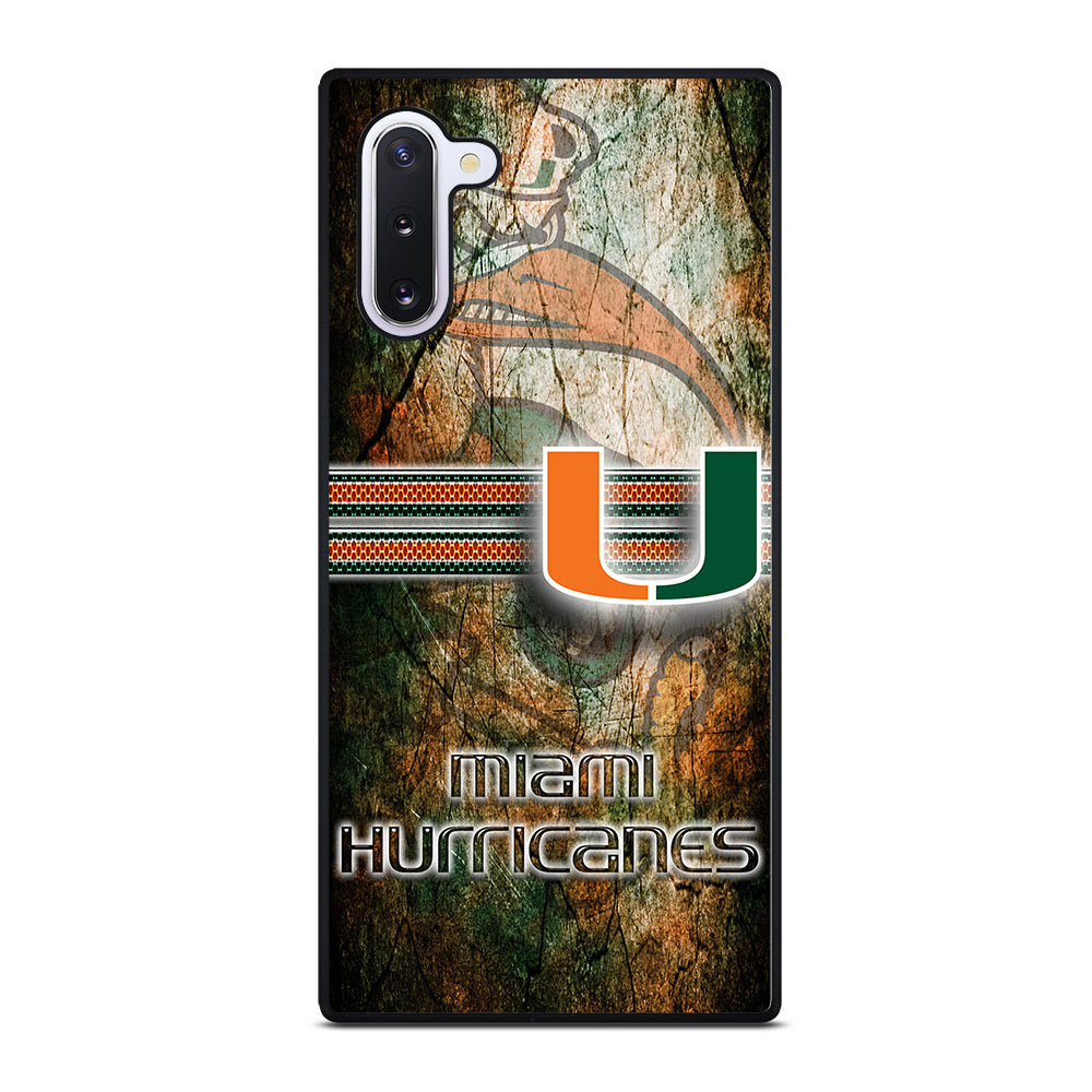 MIAMI HURRICANES NFL 3 Samsung Galaxy Note 10 Case Cover