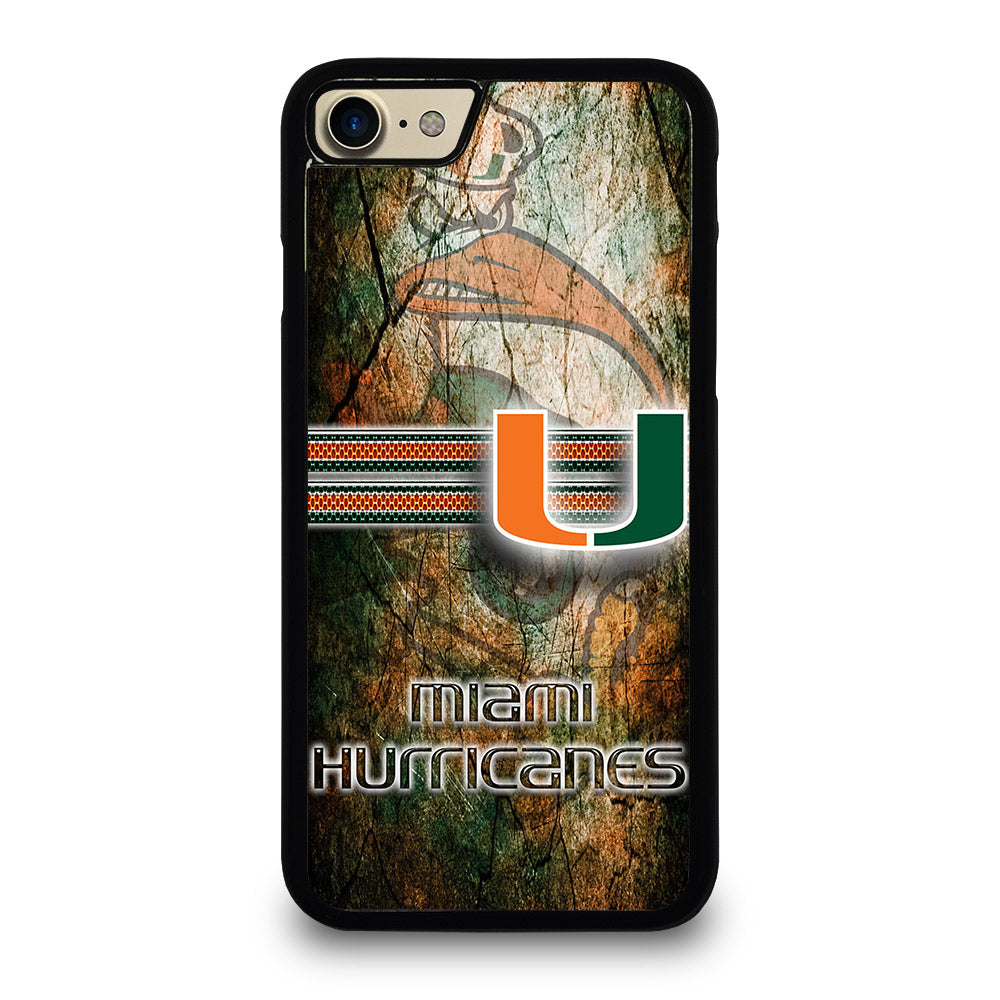 MIAMI HURRICANES NFL 3 iPhone 7 / 8 Case Cover