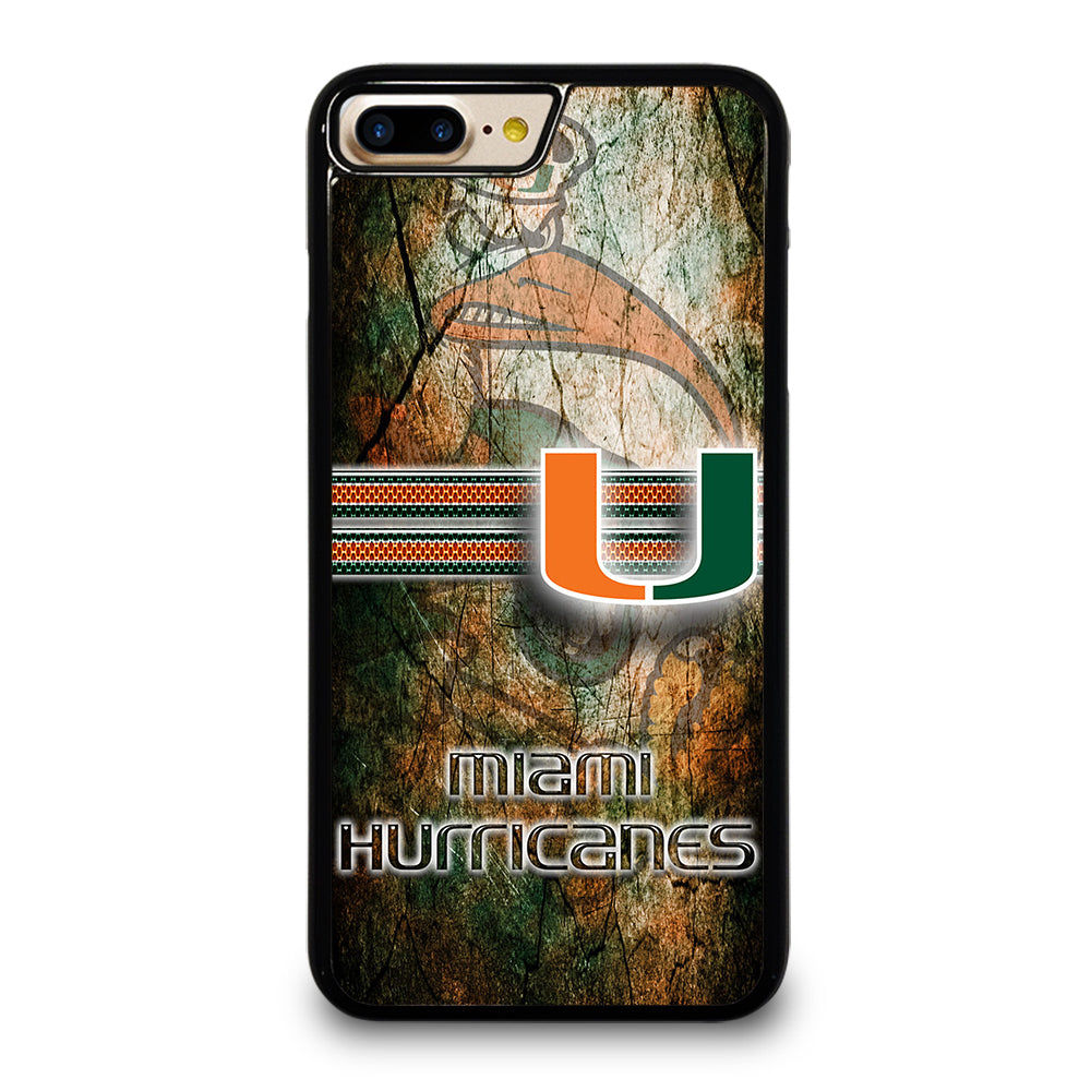 MIAMI HURRICANES NFL 3 iPhone 7 / 8 Plus Case Cover