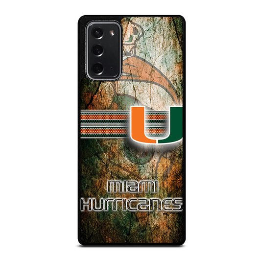 MIAMI HURRICANES NFL 3 Samsung Galaxy Note 20 Case Cover