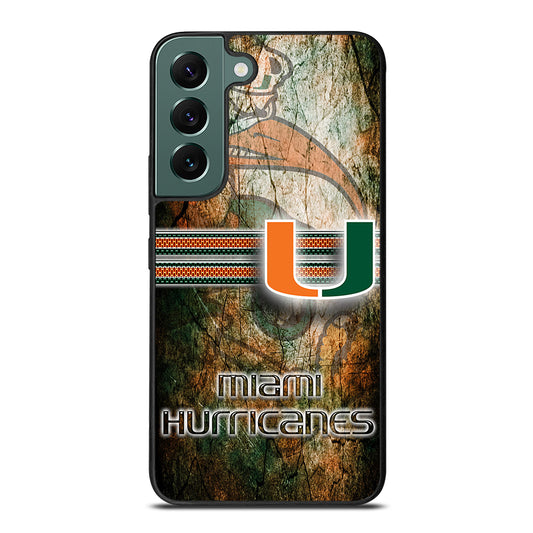 MIAMI HURRICANES NFL 3 Samsung Galaxy S22 Case Cover